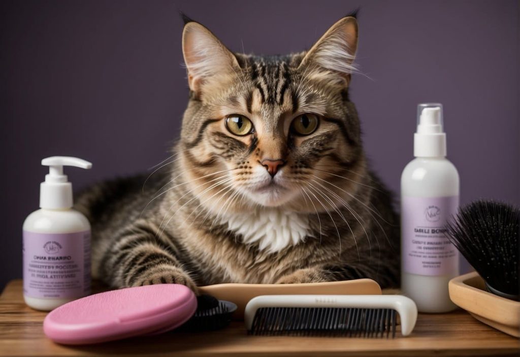 Cat grooming and groomers